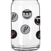 San Antonio Spurs 16oz. Smiley Can Glass