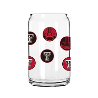 Texas Tech Red Raiders 16oz. Smiley Can Glass