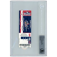 Bryce Harper Washington Nationals Autographed First Career Postseason Hit Game Ticket from October 8 2012 - Beckett/Fanatics Witnessed