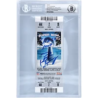 Peyton Manning Indianapolis Colts Autographed Super Bowl XLI Ticket with "SB XLI MVP" Inscription