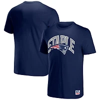 Men's NFL x Staple Navy New England Patriots Logo Lockup T-Shirt