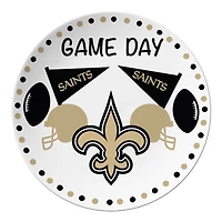 New Orleans Saints Game Day Plate