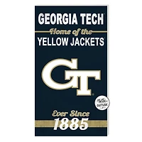 Georgia Tech Yellow Jackets 11'' x 20'' Home Of The Sign