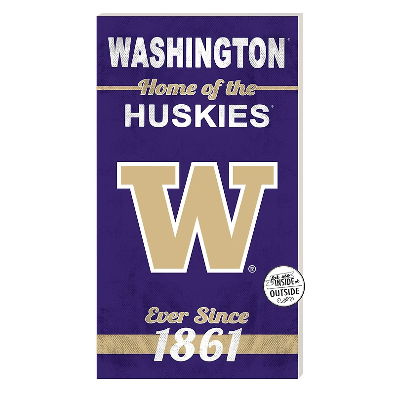 Washington Huskies 11'' x 20'' Home Of The Sign