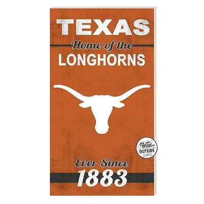 Texas Longhorns 11'' x 20'' Home Of The Sign