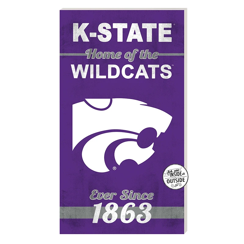 Kansas State Wildcats 11'' x 20'' Home Of The Sign