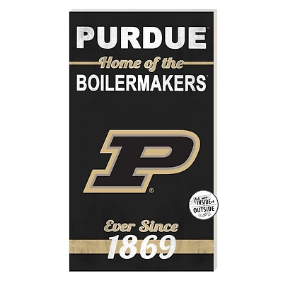Purdue Boilermakers 11'' x 20'' Home Of The Sign
