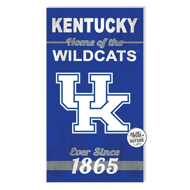 Kentucky Wildcats 11'' x 20'' Home Of The Sign
