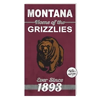 Montana Grizzlies 11'' x 20'' Home Of The Sign