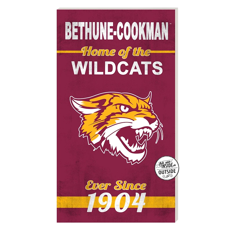 Bethune-Cookman Wildcats 11'' x 20'' Home Of The Sign