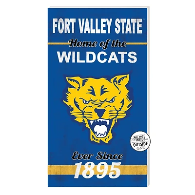 Fort Valley State Wildcats 11'' x 20'' Home Of The Sign
