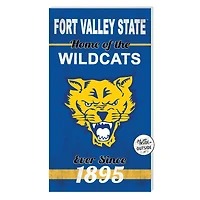 Fort Valley State Wildcats 11'' x 20'' Home Of The Sign
