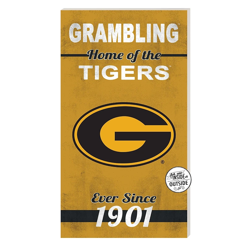 Grambling Tigers 11'' x 20'' Home Of The Sign