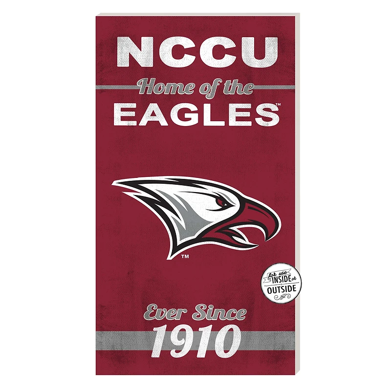 North Carolina Central Eagles 11'' x 20'' Home Of The Sign