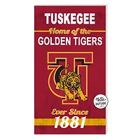 Tuskegee Golden Tigers 11'' x 20'' Home Of The Sign