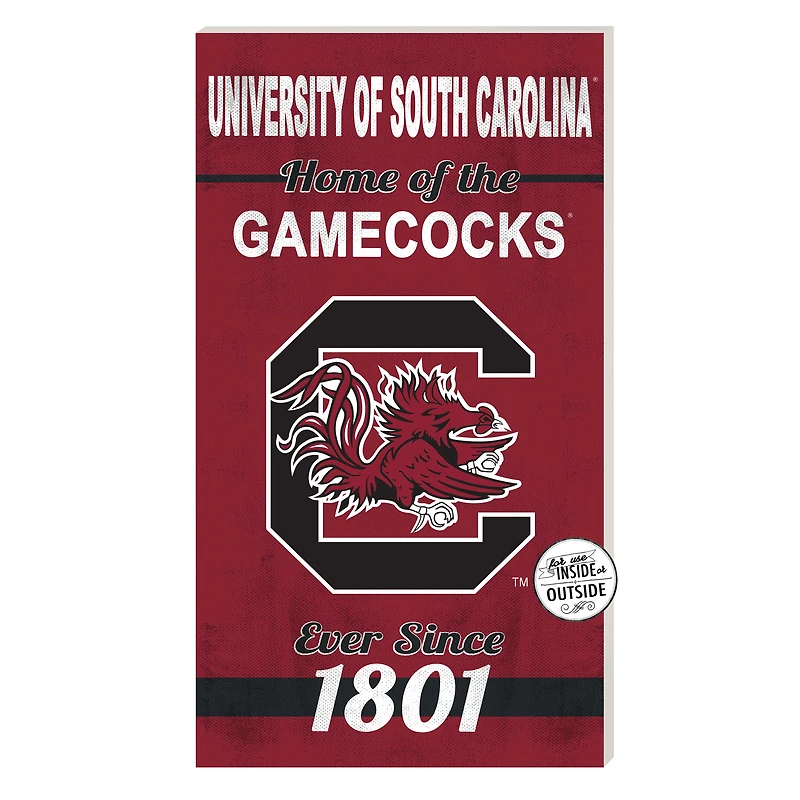 South Carolina Gamecocks 11'' x 20'' Home Of The Sign