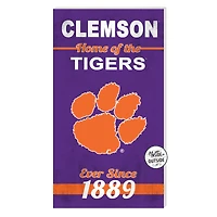 Clemson Tigers 11'' x 20'' Home Of The Sign
