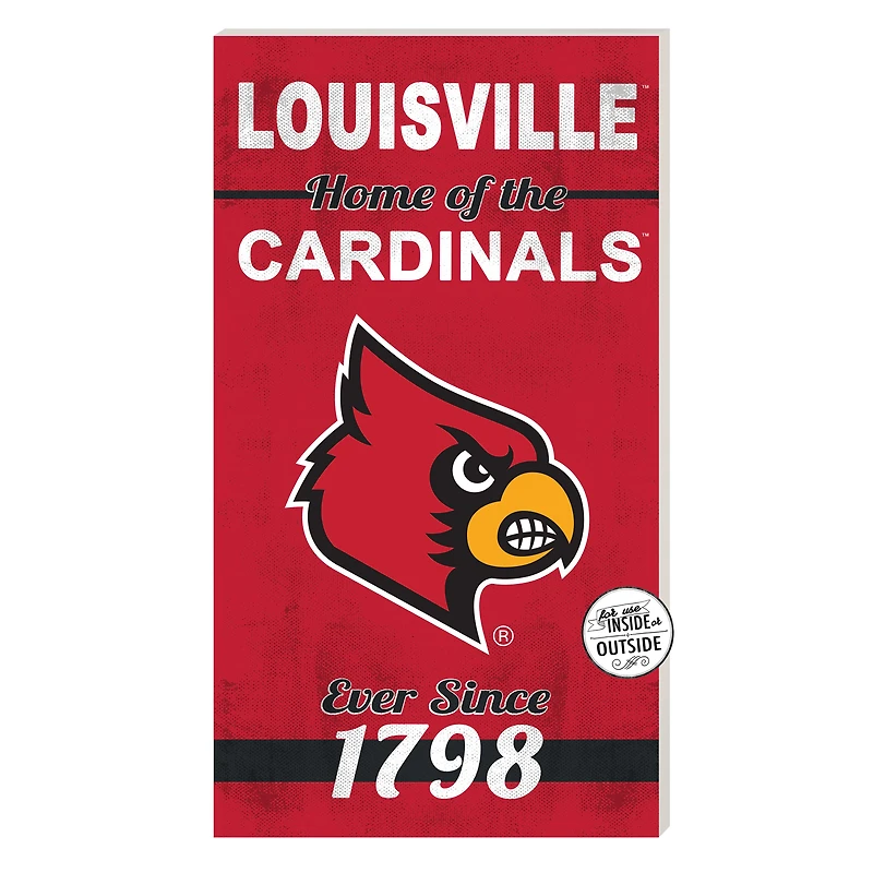 Louisville Cardinals 11'' x 20'' Home Of The Sign