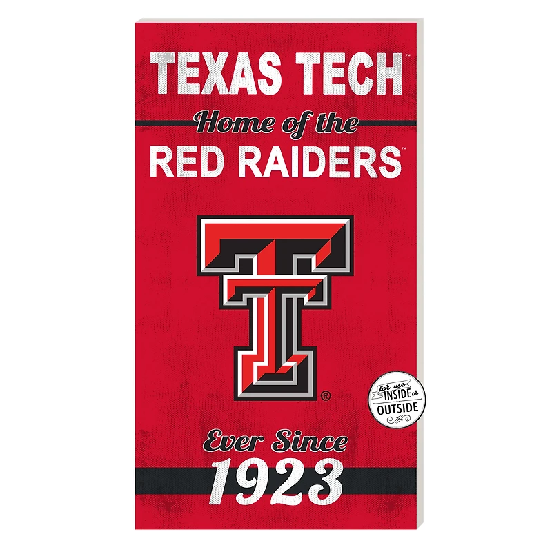 Texas Tech Red Raiders 11'' x 20'' Home Of The Sign