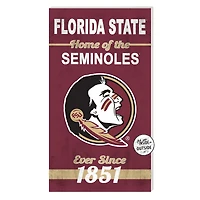 Florida State Seminoles 11'' x 20'' Home Of The Sign