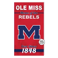 Ole Miss Rebels 11'' x 20'' Home Of The Sign