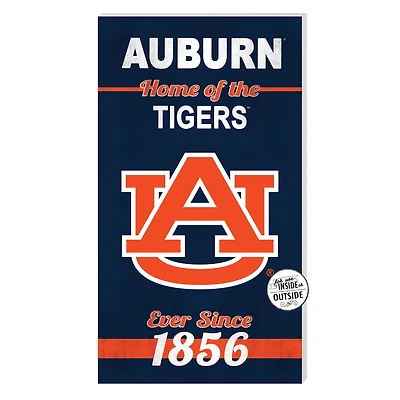 Auburn Tigers 11'' x 20'' Home Of The Sign