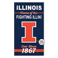 Illinois Fighting Illini 11'' x 20'' Home Of The Sign