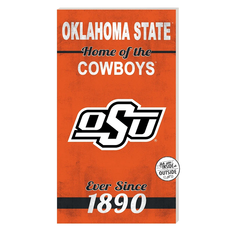 Oklahoma State Cowboys 11'' x 20'' Home Of The Sign