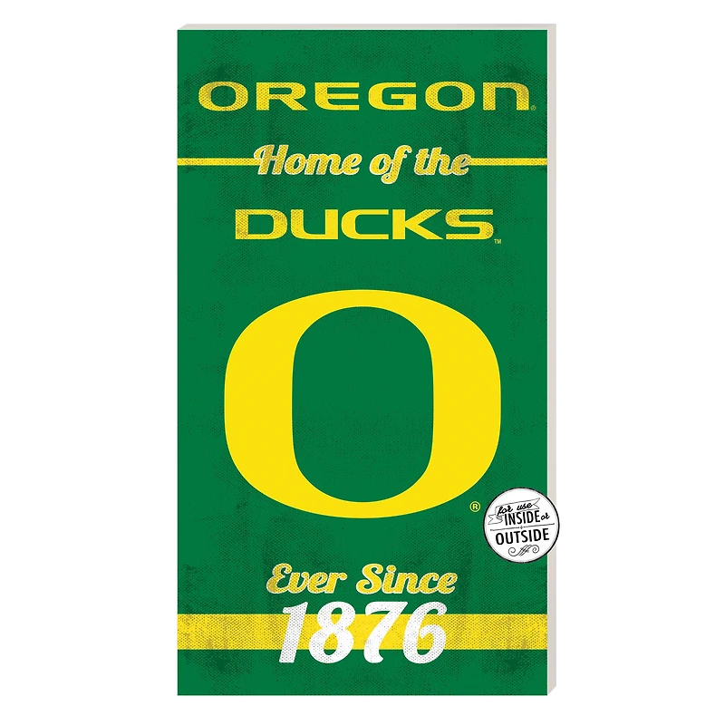 Oregon Ducks 11'' x 20'' Home Of The Sign