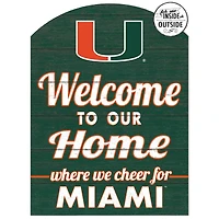 Miami Hurricanes 16'' x 22'' Marquee Sign