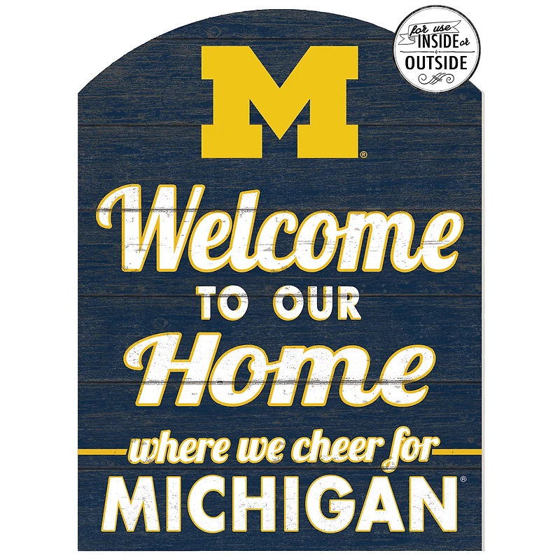 Michigan Wolverines 16'' x 22'' Marquee Sign