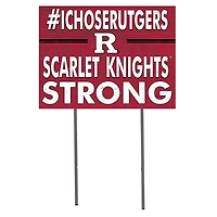 Rutgers Scarlet Knights 18'' x 24'' I Chose Lawn Sign