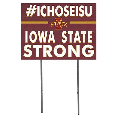 Iowa State Cyclones 18'' x 24'' I Chose Lawn Sign