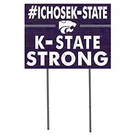 Kansas State Wildcats 18'' x 24'' I Chose Lawn Sign