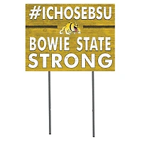 Bowie State Bulldogs 18'' x 24'' I Chose Lawn Sign