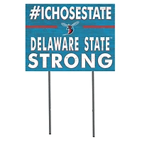 Delaware State Hornets 18'' x 24'' I Chose Lawn Sign