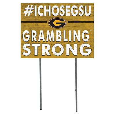 Grambling Tigers 18'' x 24'' I Chose Lawn Sign