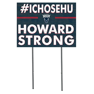 Howard Bison 18'' x 24'' I Chose Lawn Sign
