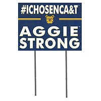 North Carolina A&T Aggies 18'' x 24'' I Chose Lawn Sign