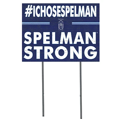 Spelman College Jaguars 18'' x 24'' I Chose Lawn Sign