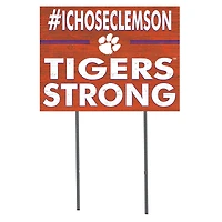 Clemson Tigers 18'' x 24'' I Chose Lawn Sign