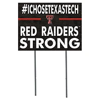 Texas Tech Red Raiders 18'' x 24'' I Chose Lawn Sign