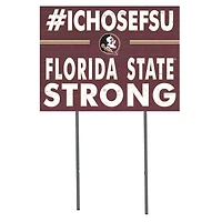 Florida State Seminoles 18'' x 24'' I Chose Lawn Sign