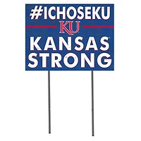 Kansas Jayhawks 18'' x 24'' I Chose Lawn Sign