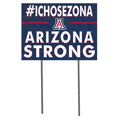 Arizona Wildcats 18'' x 24'' I Chose Lawn Sign