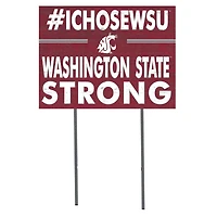 Washington State Cougars 18'' x 24'' I Chose Lawn Sign