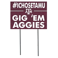 Texas A&M Aggies 18'' x 24'' I Chose Lawn Sign