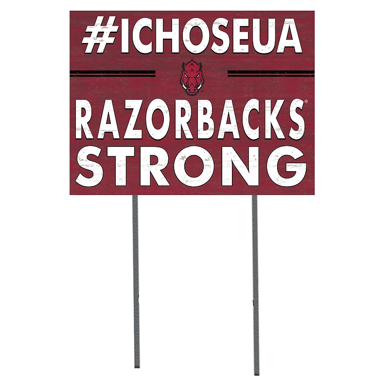 Arkansas Razorbacks 18'' x 24'' I Chose Lawn Sign