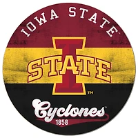 Iowa State Cyclones 20'' x 20'' Retro Logo Circle Sign