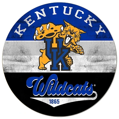 Kentucky Wildcats 20'' x 20'' Retro Logo Circle Sign